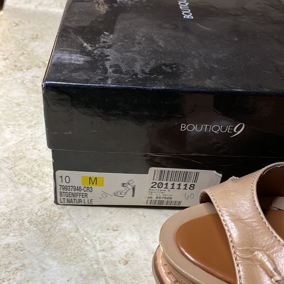 Boutique 9 gennifer tan heels size 10 - Picture 7 of 8